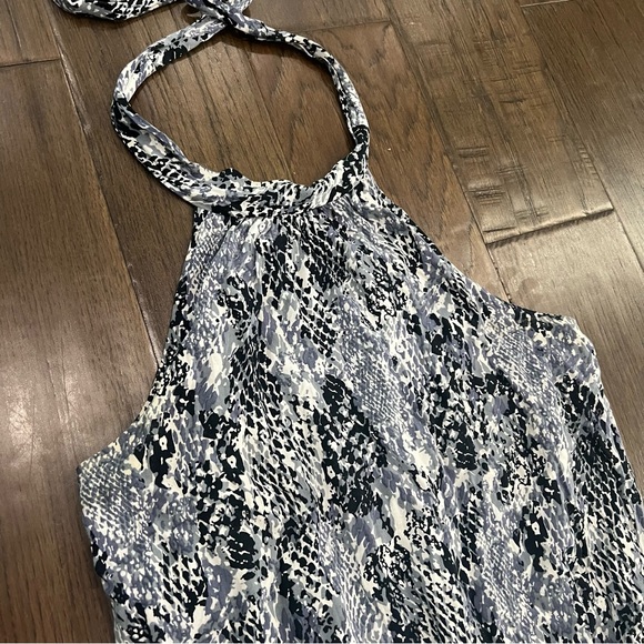 BCX Neck Tie Up Romper - Picture 2 of 12